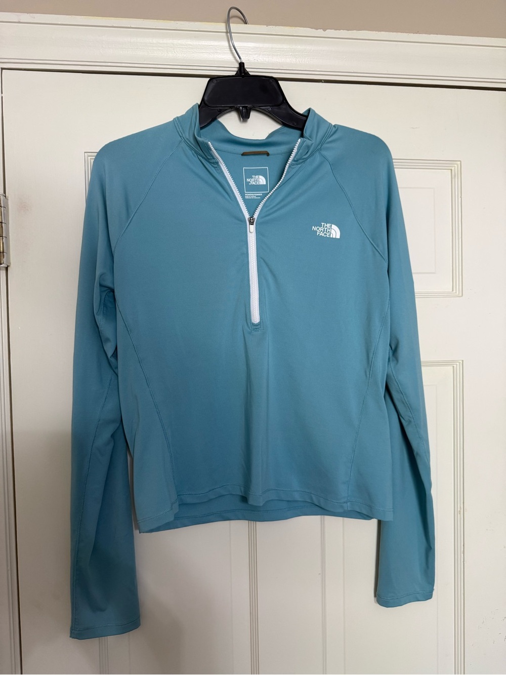 The North Face Blue Half Zip - L